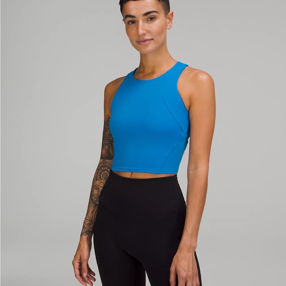 Lululemon invigorate crop tank top size 6